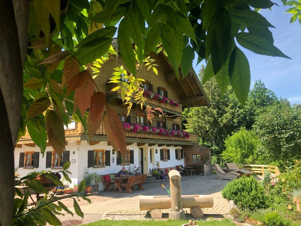 Gaestehaus Herbstbauernhof Siegsdorf Dış mekan fotoğraf